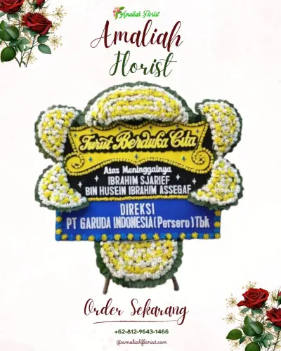 Papan Bunga Duka di Pangkalan